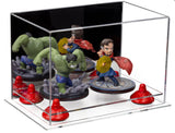 Versatile Acrylic Display Case 9.5 x 6 x 6.5 - Mirror No Wall Mounts (V43/A005)
