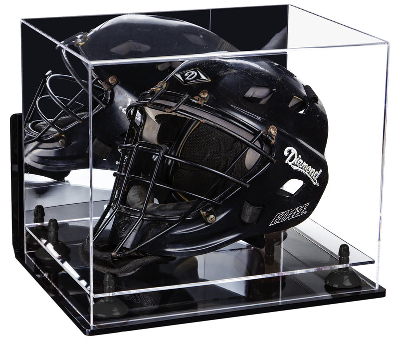 Acrylic Catchers or Goalie Helmet Display Case - Mirror No Wall Mounts (V44/A002)