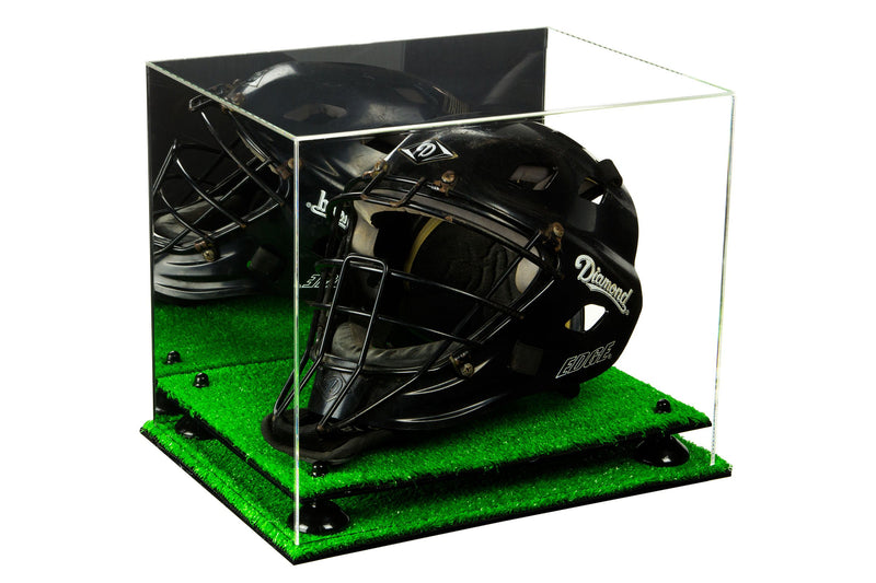 Acrylic Catchers or Goalie Helmet Display Case - Mirror No Wall Mounts (V44/A002)