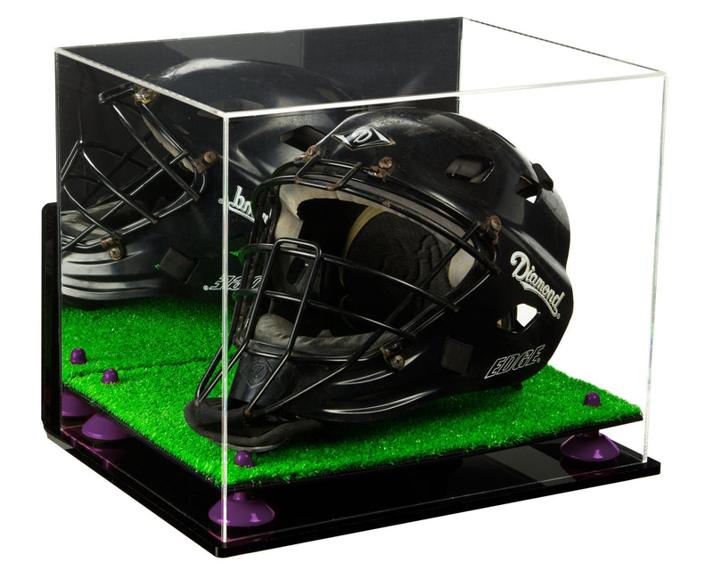 Acrylic Catchers or Goalie Helmet Display Case - Mirror No Wall Mounts (V44/A002)