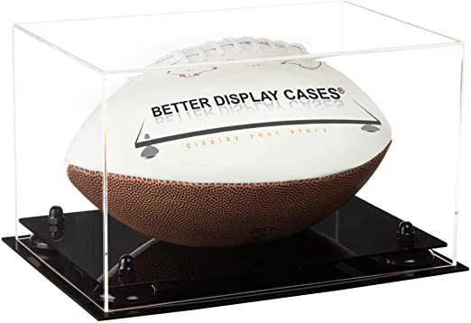 Acrylic Full Size Football Display Case - Clear (B41/A004)