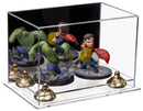 Versatile Acrylic Display Case 9.5 x 6 x 6.5 - Mirror No Wall Mounts (A005/V43)