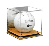 Acrylic Volleyball Display Case - Mirror No Wall Mounts (A027/B02)