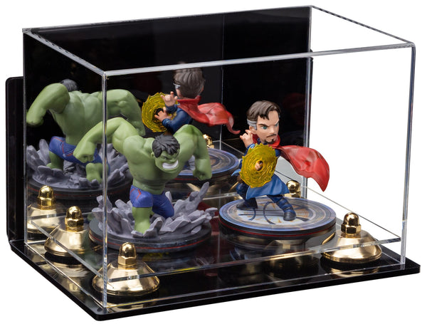 Versatile Acrylic Display Case 9.5 x 6 x 6.5 - Mirror Wall Mounts  (A005/V43)