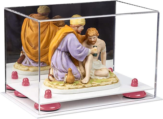 Versatile Acrylic Display Case 9.5 x 6 x 6.5 - Mirror No Wall Mounts (A005/V43)