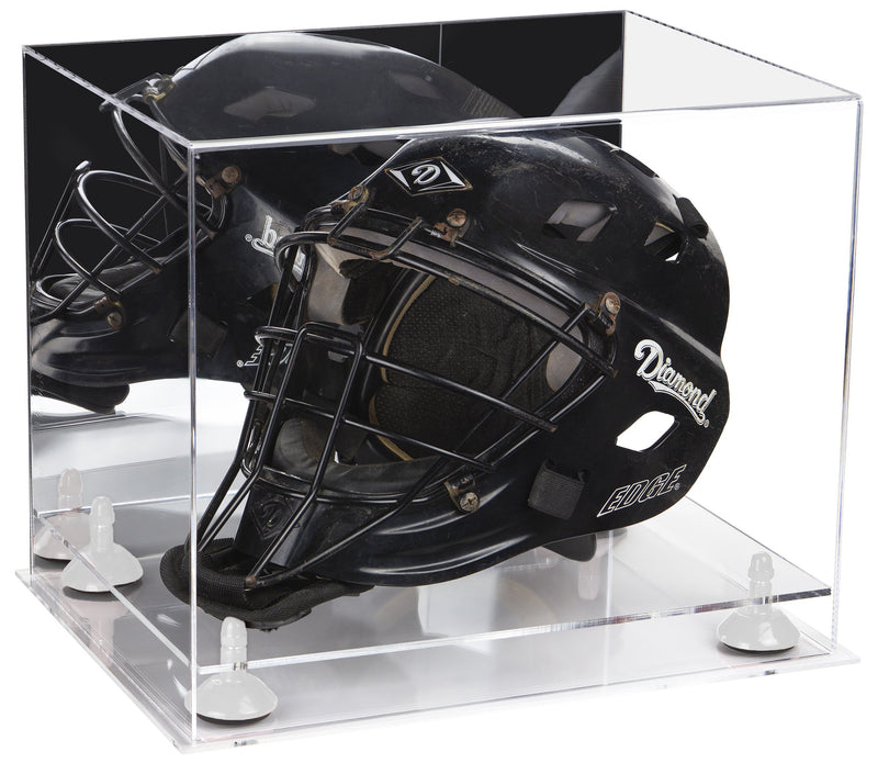 Acrylic Catchers or Goalie Helmet Display Case - Mirror No Wall Mounts (V44/A002)