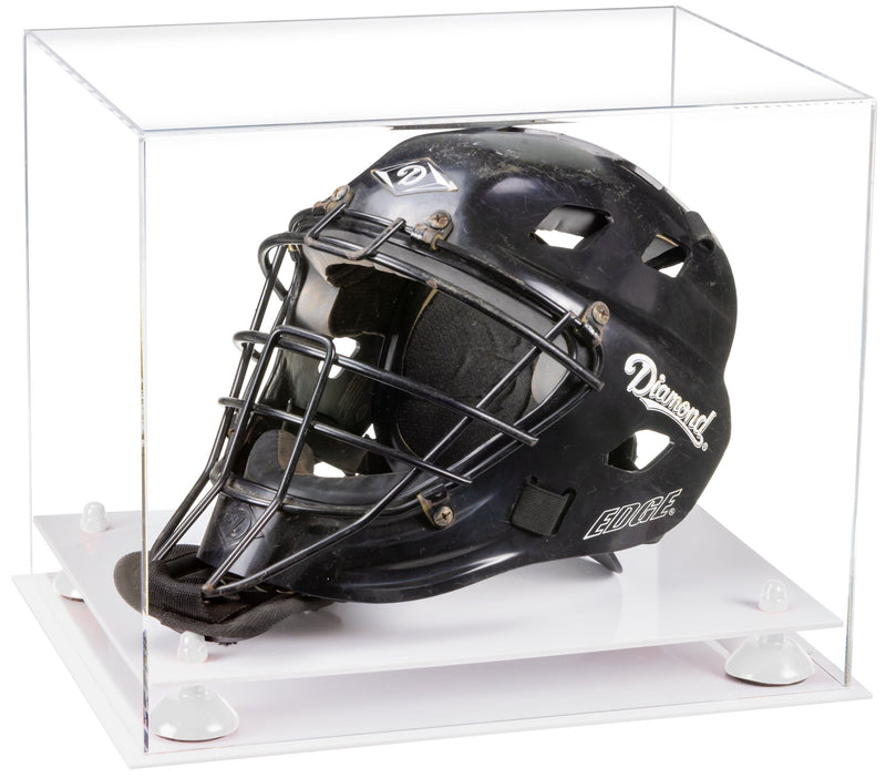 Acrylic Catchers or Goalie Helmet Display Case - Clear