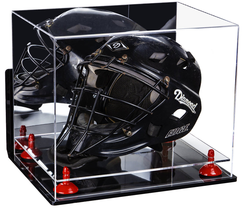 Acrylic Catchers or Goalie Helmet Display Case - Mirror No Wall Mounts (V44/A002)