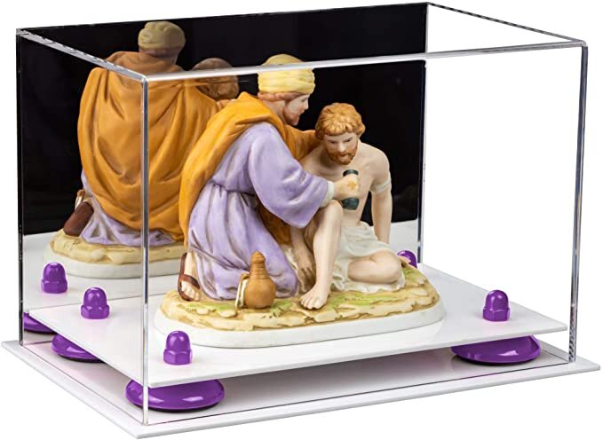 Versatile Acrylic Display Case 9.5 x 6 x 6.5 - Mirror No Wall Mounts (A005/V43)