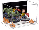 Versatile Acrylic Display Case 9.5 x 6 x 6.5 - Mirror No Wall Mounts (A005/V43)