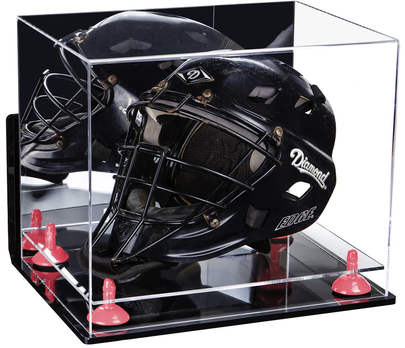 Acrylic Catchers or Goalie Helmet Display Case - Mirror No Wall Mounts (V44/A002)