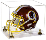 Gold Riser Clear Base Football Display Case 