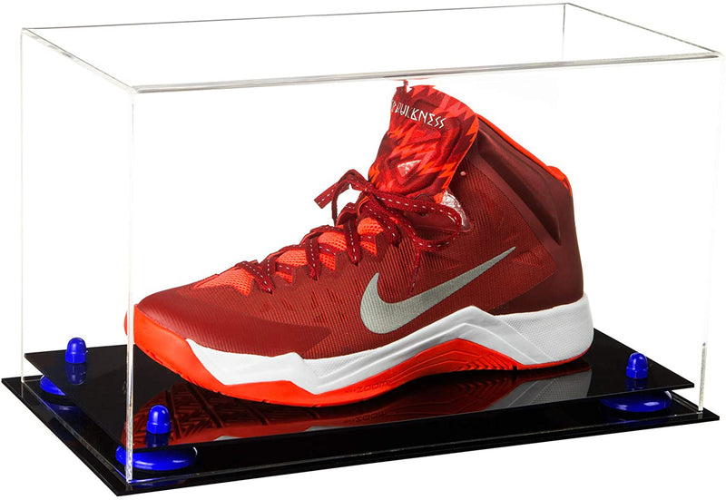 Acrylic Large Single Shoe Display Case for Basketball Shoe, Soccer, Football Cleat - 15x8x9 Clear (V11/A013)