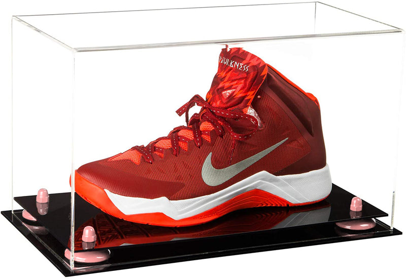 Acrylic Large Single Shoe Display Case for Basketball Shoe, Soccer, Football Cleat - 15x8x9 Clear (V11/a013)