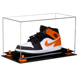 Acrylic Large Single Shoe Display Case for Basketball Shoe, Soccer, Football Cleat - 15x8x9 Clear (V11/a013)
