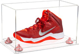 Acrylic Large Single Shoe Display Case for Basketball Shoe, Soccer, Football Cleat - 15x8x9 Clear (V11/A013)