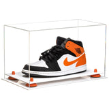 Acrylic Large Single Shoe Display Case for Basketball Shoe, Soccer, Football Cleat - 15x8x9 Clear (V11/A013)