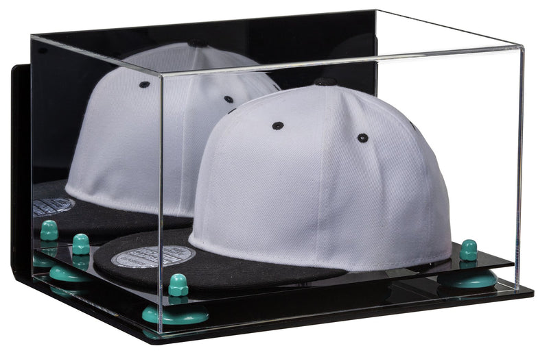 Snapback Hat or Baseball Cap Display Case -Mirror Wall Mount (A018/V40)