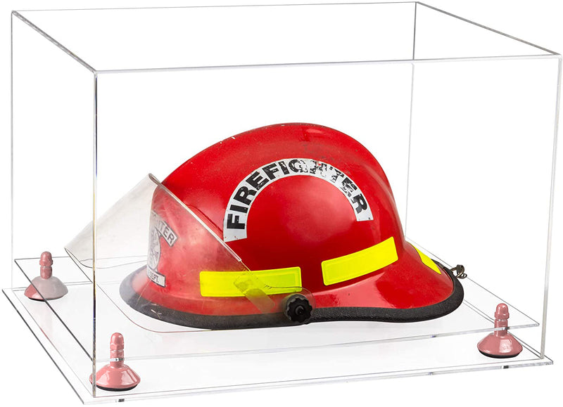 Acrylic Fireman's Helmet Display Case – Clear (A014/V60)