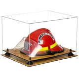 Acrylic Fireman's Helmet Display Case – Clear (A014/V60)