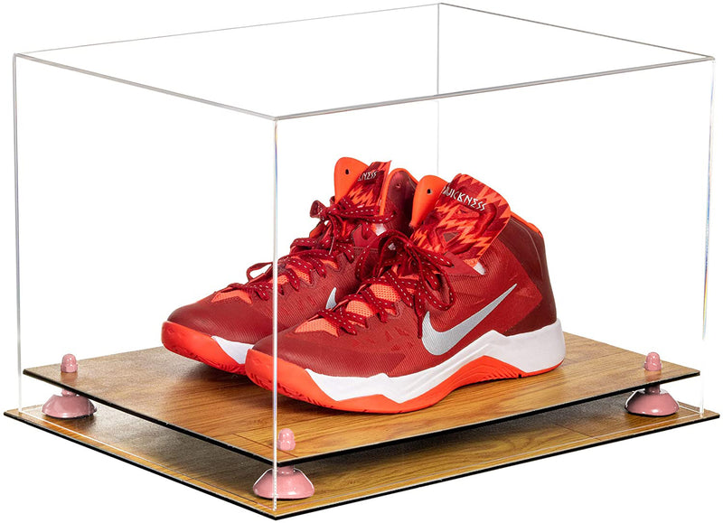 Better Display Cases Acrylic Extra Large Shoe Display Case for Basketball Shoe, Hightop, Soccer & Football Cleats With Clear -18 x 14 x 12 (A014/V60)