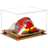 Acrylic Fireman's Helmet Display Case – Clear (A014/V60)