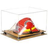 Acrylic Fireman's Helmet Display Case – Clear (A014/V60)