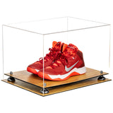 Better Display Cases Acrylic Extra Large Shoe Display Case for Basketball Shoe, Hightop, Soccer & Football Cleats With Clear -18 x 14 x 12 (A014/V60)