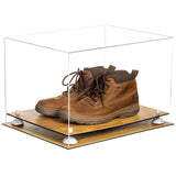 Better Display Cases Acrylic Extra Large Shoe Display Case for Basketball Shoe, Hightop, Soccer & Football Cleats With Clear -18 x 14 x 12 (A014/V60)