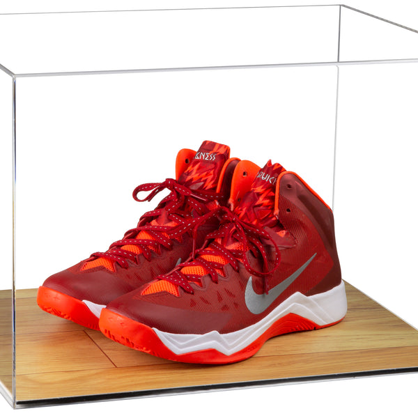 Clear shoe on sale display case