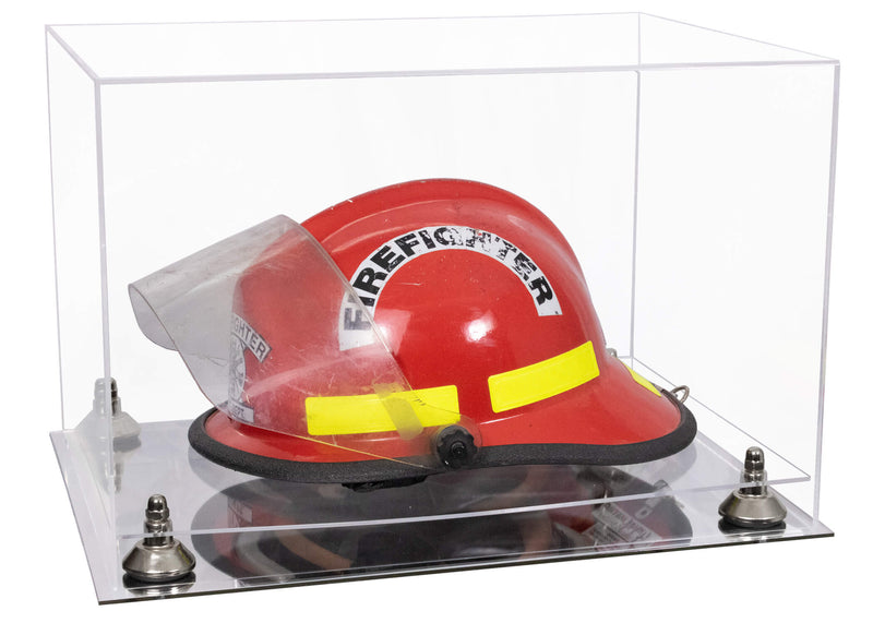 Acrylic Fireman's Helmet Display Case – Clear (A014/V60)