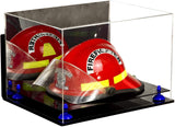 Acrylic Fireman's Helmet Display Case – Mirror Wall Mount (A014/V60)