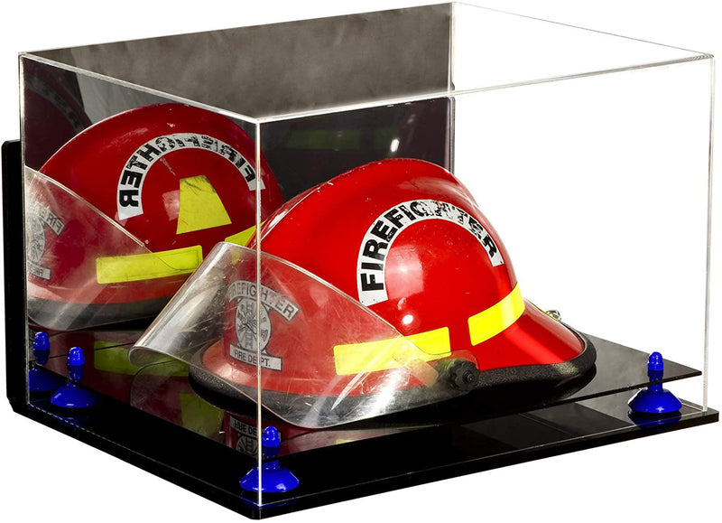 Acrylic Fireman's Helmet Display Case – Mirror Wall Mount (A014/V60)