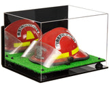 Acrylic Fireman's Helmet Display Case – Mirror Wall Mount (A014/V60)
