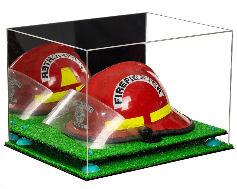 Acrylic Fireman's Helmet Display Case – Mirror Wall Mount (A014/V60)