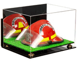 Acrylic Fireman's Helmet Display Case – Mirror Wall Mount (A014/V60)