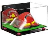Acrylic Fireman's Helmet Display Case – Mirror Wall Mount (A014/V60)