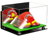 Acrylic Fireman's Helmet Display Case – Mirror Wall Mount (A014/V60)