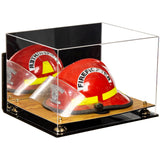 Acrylic Fireman's Helmet Display Case – Mirror Wall Mount (A014/V60)