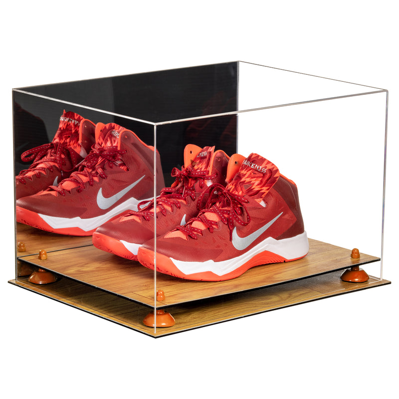 Shoe Pair Display Case 18 x 14 x 12 Mirror A014 V60