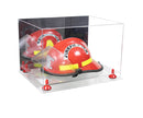 large clear memorabilia showcase for collectibles on Better Display Cases