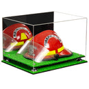 large clear memorabilia showcase for collectibles on Better Display Cases