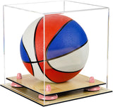 Acrylic Mini - Miniature (not Full Size) Basketball Display Case - Clear (B03/A015)