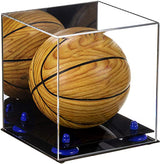 Acrylic Mini - Miniature (not Full Size) Basketball Display Case Mirror no Wall Mounts (A015/B03)