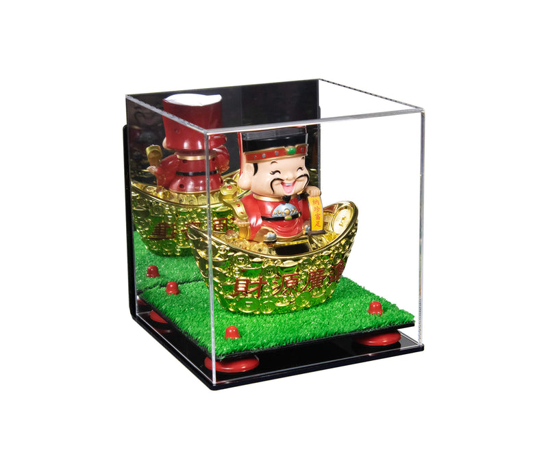 Acrylic Versatile Display Case  8 X 8 X 8.5 Mirror Wall Mount (A015/V03)
