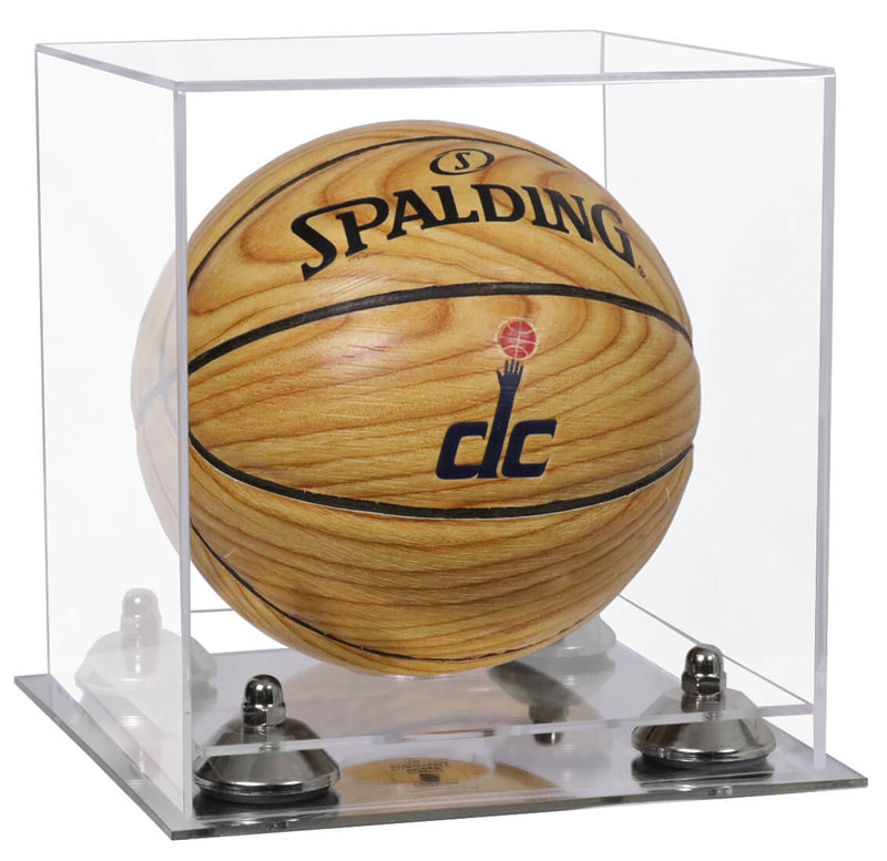 Acrylic Mini - Miniature (not Full Size) Basketball Display Case - Clear (B03/A015)