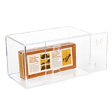 Versatile Acrylic Display Case with Slide Back and Size Options