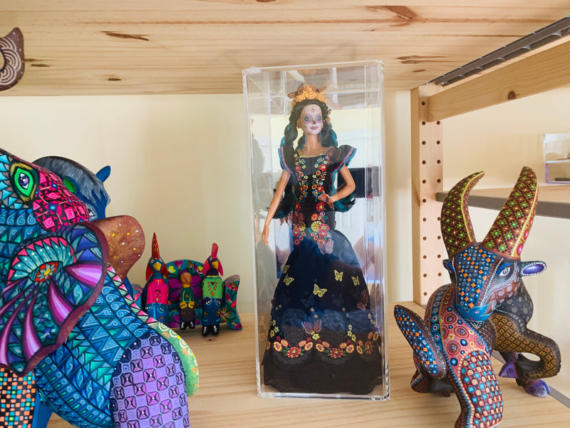 Clear Table Top Doll Display Case