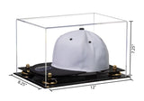 Clear Acrylic Snapback Hat or Baseball Cap Display Case - Clear (A018/V40)