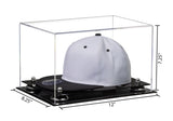 Clear Acrylic Snapback Hat or Baseball Cap Display Case - Clear (A018/V40)